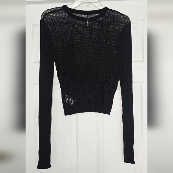 Free People Black Knit Sweater - Picture 2 of 3